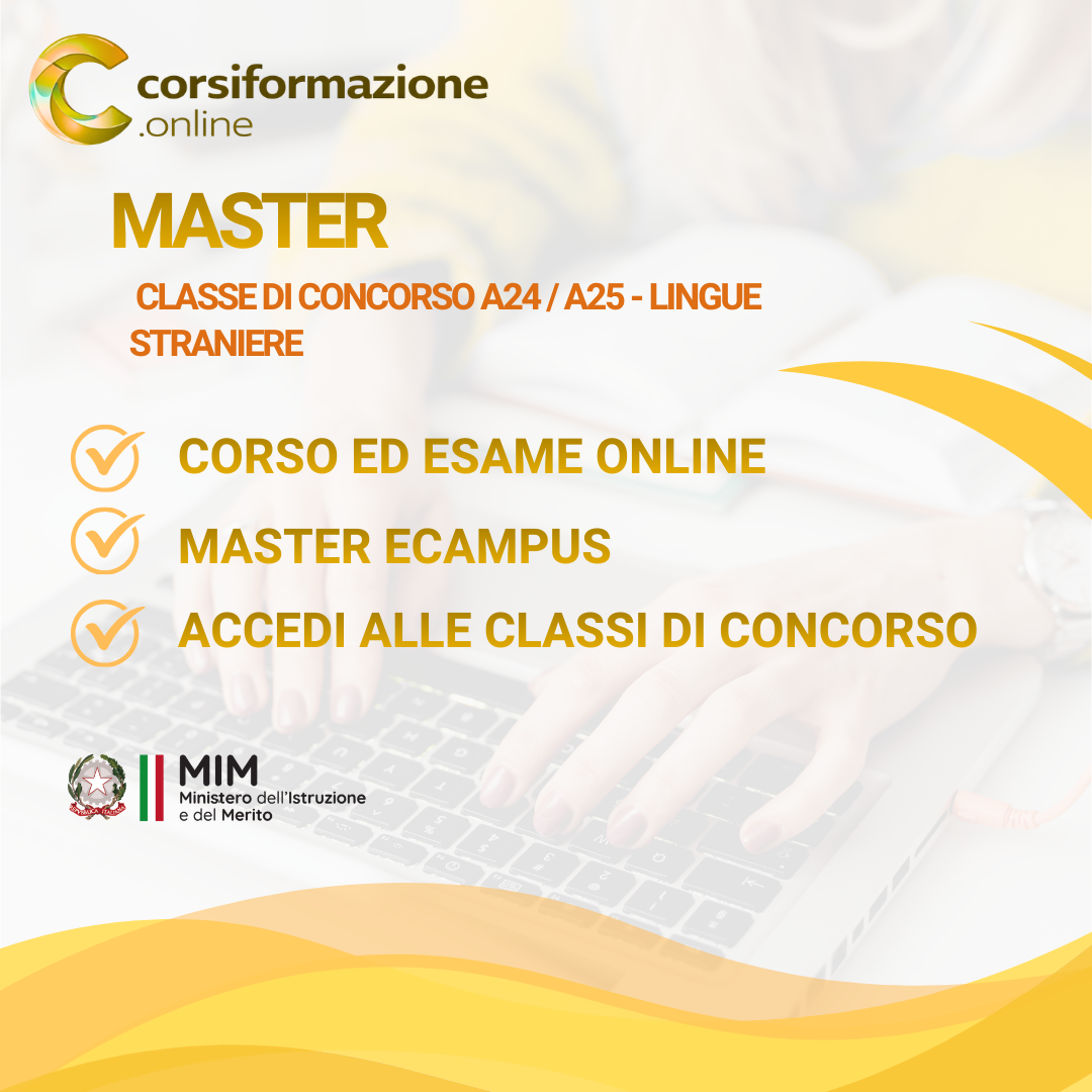 Master Classe di Concorso A24 / A25 - Lingue straniere