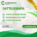 Dattilografia corso ed esame online riconosciuto dal MIM