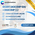 Pacchetto Certificazioni IDCERT DigCompEdu + DigComp 2.2 – 3 Punti GPS 2026 | Accreditate Accredia