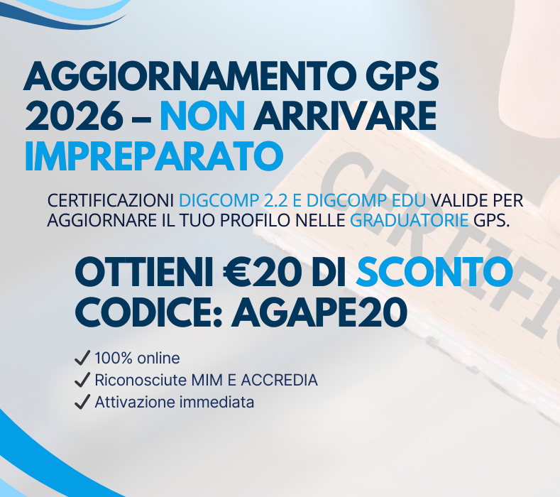 Aggiornamento GPS 2026